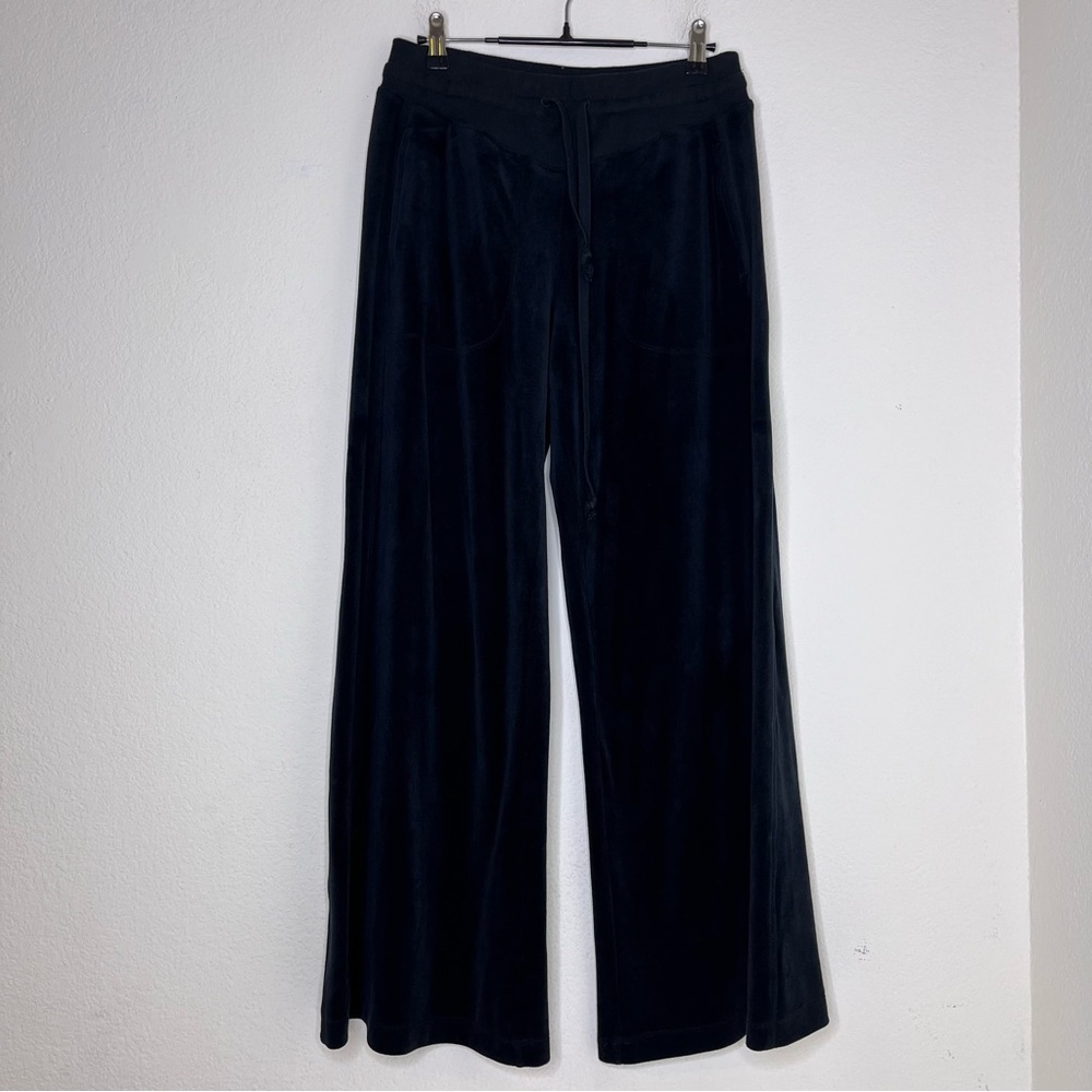 Daily Practice by Anthropologie Velour‎ Wide-Leg Lounge Pants Size Medium - Picture 7 of 10